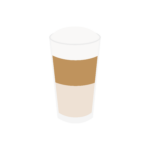 Material Latte macchiato Glas