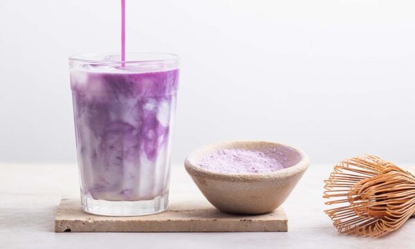 ube latte recette