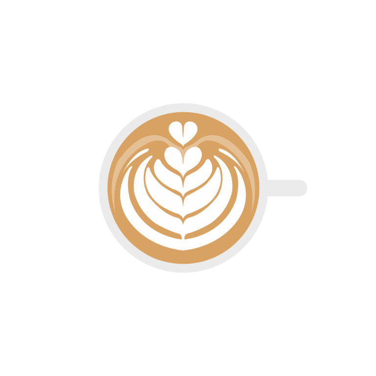 Tulpe in der Latte Art