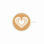 Herz Latte Art