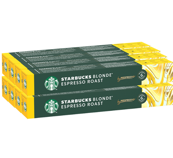 Kapseln - Starbucks – Blonde Espresso Roast – Kompatibel mit Nespresso® – 80 Kapseln