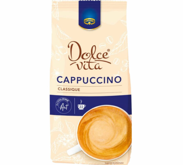 StartseiteKaffeeLöslicher Kaffee Dolce Vita Krüger löslicher Kaffee Cappuccino 380 g